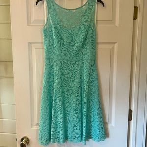 David’s Bridal lace cocktail dress